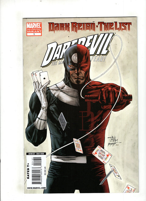 Dark Reign: The List -- Daredevil #1 (Cvr C) (2009) Billy Tan Second Printing Variant