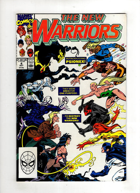 The New Warriors, Vol. 1 #4 (1990) Buy & Sell Comics Online Comic Shop Toronto Canada