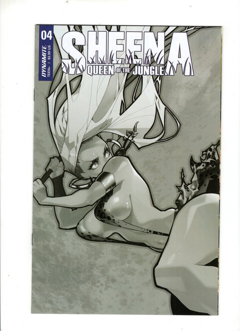 Sheena: Queen of The Jungle, Vol. 3 #4 (Cvr G) (2022) Rose Besch B&W Variant G Rose Besch B&W Variant Buy & Sell Comics Online Comic Shop Toronto Canada