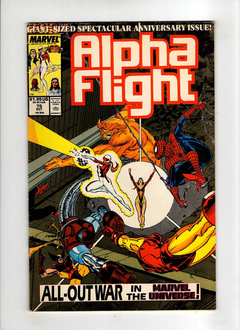 Alpha Flight, Vol. 1 #75 (1989) Jim Lee Jim Lee Buy & Sell Comics Online Comic Shop Toronto Canada