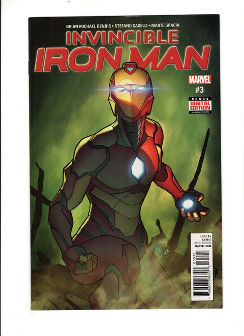 Invincible Iron Man, Vol. 3 #3 (Cvr A) (2017) Stefano Caselli A Stefano Caselli Buy & Sell Comics Online Comic Shop Toronto Canada