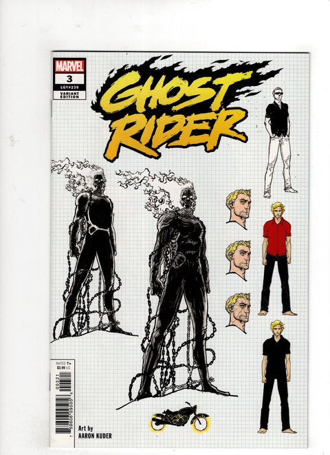 Ghost Rider, Vol. 8 #3 (Cvr B) (2019) Incentive Aaron Kuder Design Variant B Incentive Aaron Kuder Design Variant Buy & Sell Comics Online Comic Shop Toronto Canada