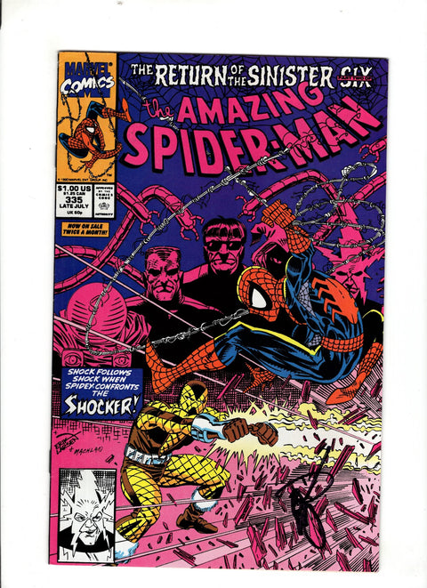 The Amazing Spider-Man, Vol. 1 #335 (1990) Buy & Sell Comics Online Comic Shop Toronto Canada
