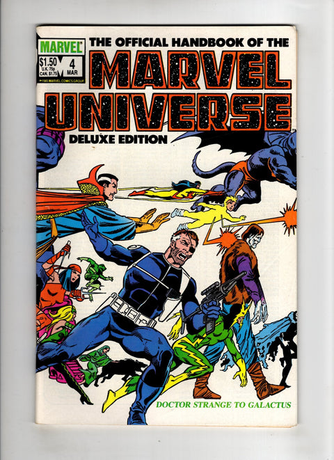 Official Handbook of the Marvel Universe: Deluxe Edition (Vol. 2) #4 (Cvr A) (1985) A Buy & Sell Comics Online Comic Shop Toronto Canada