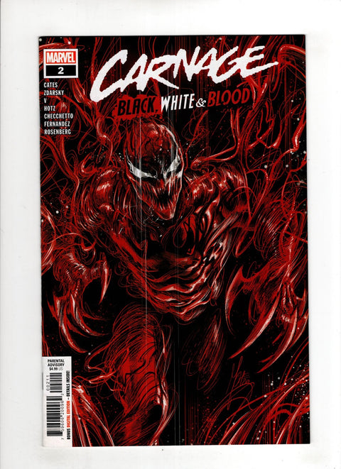 Carnage: Black, White & Blood #2 (Cvr A) (2021) Marco Checchetto A Marco Checchetto Buy & Sell Comics Online Comic Shop Toronto Canada