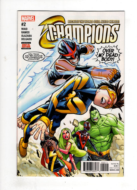 Champions, Vol. 2 (Marvel) #2 (Cvr A) (2016) Humberto Ramos A Humberto Ramos Buy & Sell Comics Online Comic Shop Toronto Canada