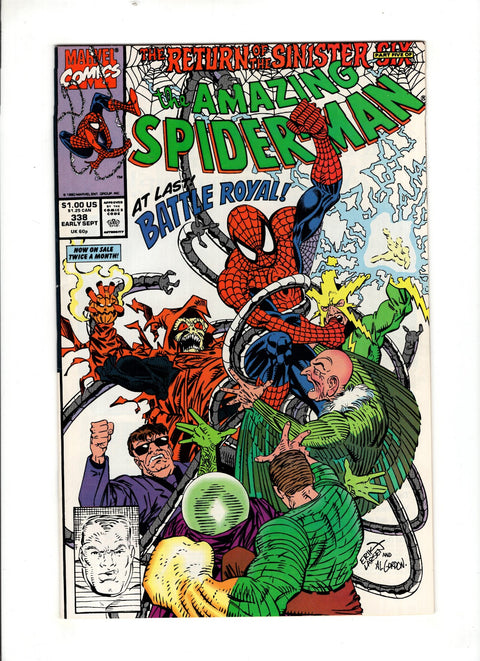 The Amazing Spider-Man, Vol. 1 #338 (1990) Buy & Sell Comics Online Comic Shop Toronto Canada