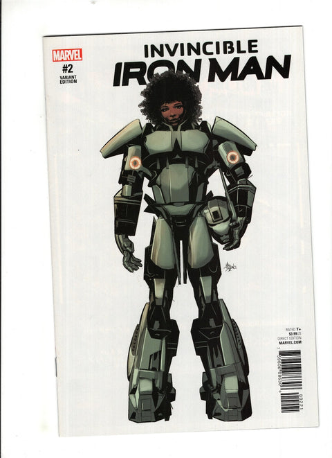 Invincible Iron Man, Vol. 3 #2 (Cvr B) (2016) Mike Deodato Teaser Variant B Mike Deodato Teaser Variant Buy & Sell Comics Online Comic Shop Toronto Canada