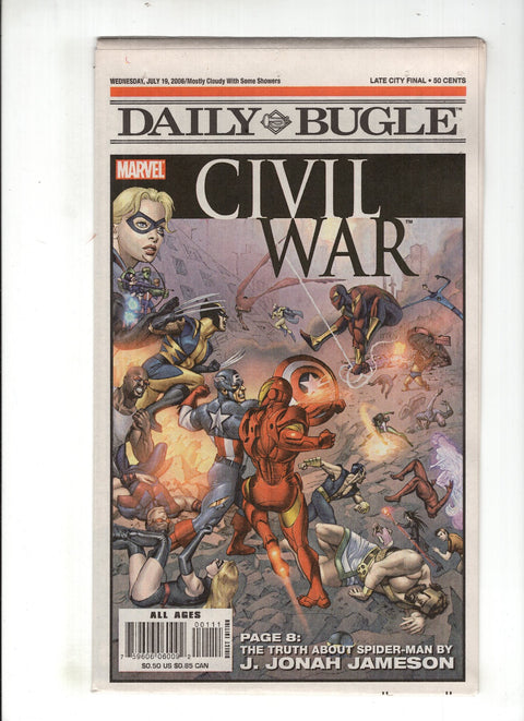 Daily Bugle: Civil War #0 (2006) Newspaper Edition Newspaper Edition Buy & Sell Comics Online Comic Shop Toronto Canada