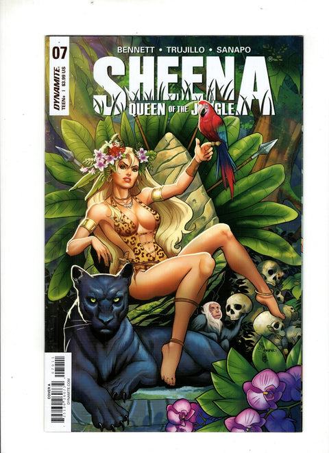 Sheena (Dynamite Entertainment) #7 (Cvr A) (2018) Maria Sanapo A Maria Sanapo Buy & Sell Comics Online Comic Shop Toronto Canada