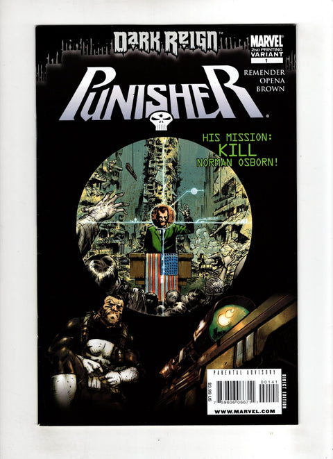 The Punisher, Vol. 8 #1 (2009) 2nd Printing Jerome Opeña 2nd Printing Jerome Opeña Buy & Sell Comics Online Comic Shop Toronto Canada