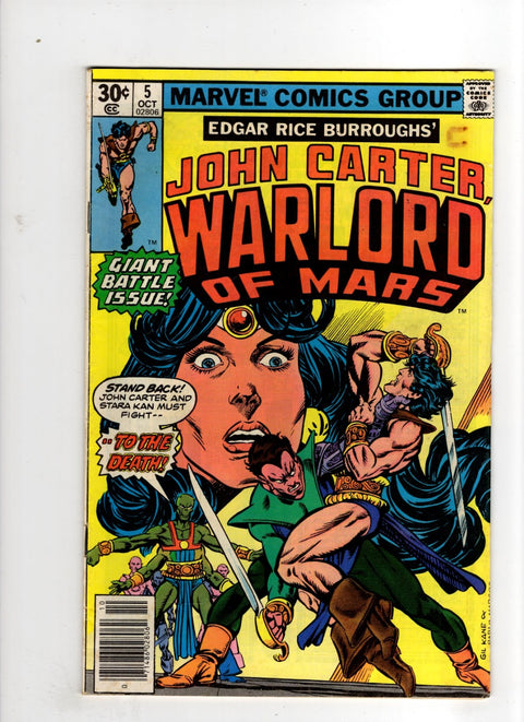 John Carter, Warlord of Mars #5 (1977) Buy & Sell Comics Online Comic Shop Toronto Canada