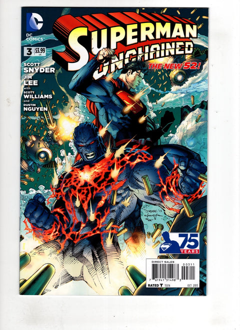 Superman Unchained #3 (Cvr A) (2013) Jim Lee A Jim Lee Buy & Sell Comics Online Comic Shop Toronto Canada