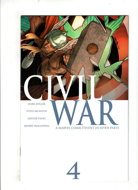 Civil War, Vol. 1 #4 (Cvr A) (2006) Steve McNiven A Steve McNiven Buy & Sell Comics Online Comic Shop Toronto Canada