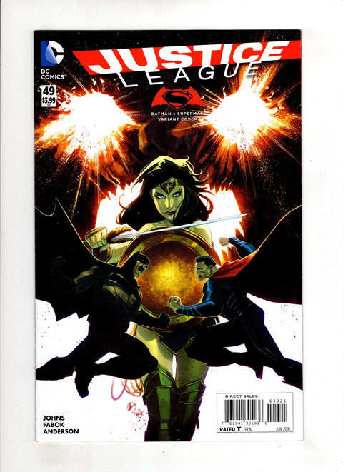 Justice League, Vol. 1 #49 (Cvr B) (2016) Batman v Superman Variant B Batman v Superman Variant Buy & Sell Comics Online Comic Shop Toronto Canada