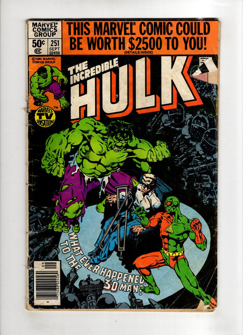 The Incredible Hulk, Vol. 1 #251 (1980) Newsstand Edition Newsstand Edition Buy & Sell Comics Online Comic Shop Toronto Canada
