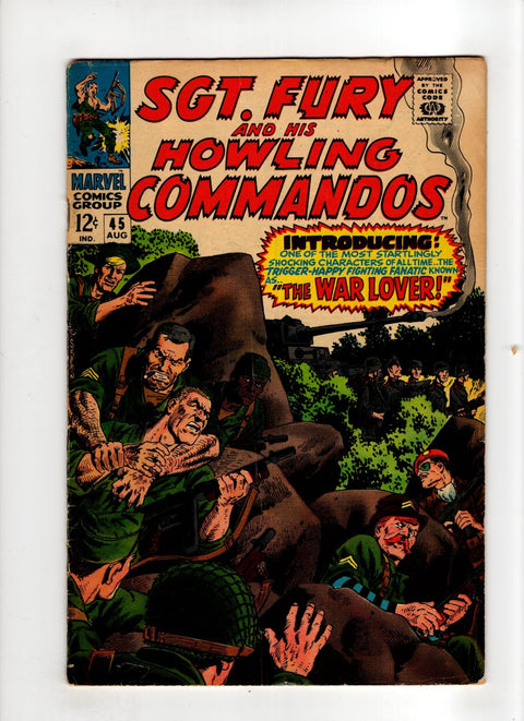 Sgt. Fury and His Howling Commandos #45 (1967) Buy & Sell Comics Online Comic Shop Toronto Canada