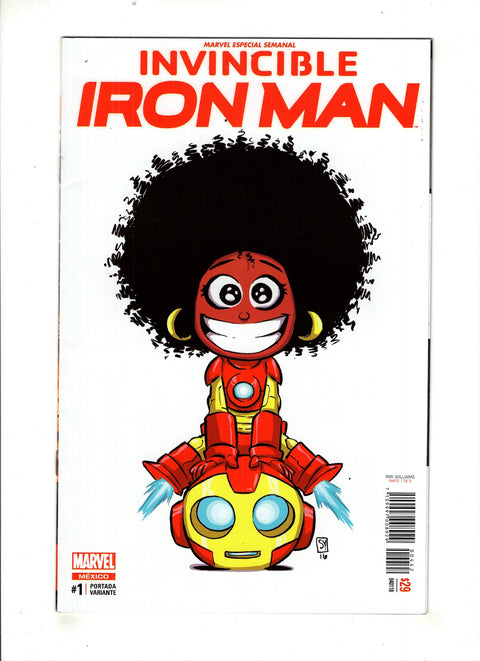 Invincible Iron Man, Vol. 3 (Mexico) #1 (Cvr F) (2016) Skottie Young F Skottie Young Buy & Sell Comics Online Comic Shop Toronto Canada