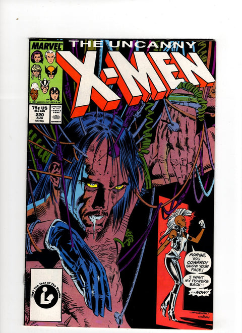Uncanny X-Men, Vol. 1 #220 (1987) Buy & Sell Comics Online Comic Shop Toronto Canada