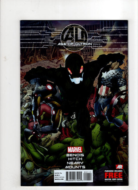 Age of Ultron #1 (Cvr A) (2013) Bryan Hitch Foil A Bryan Hitch Foil Buy & Sell Comics Online Comic Shop Toronto Canada