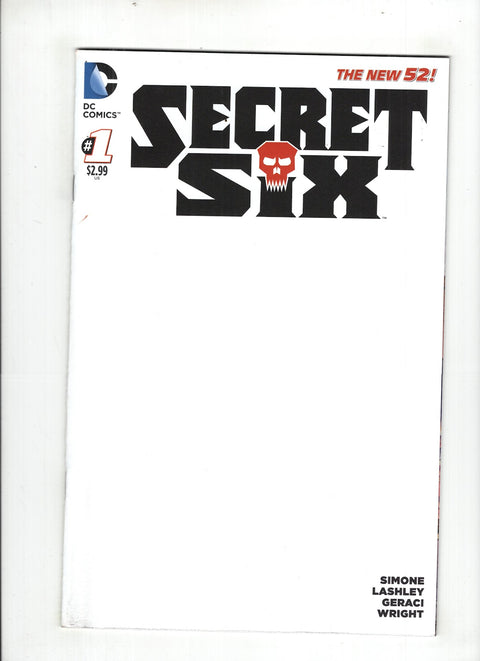 Secret Six, Vol. 4 #1 (Cvr C) (2014) Blank Variant C Blank Variant Buy & Sell Comics Online Comic Shop Toronto Canada