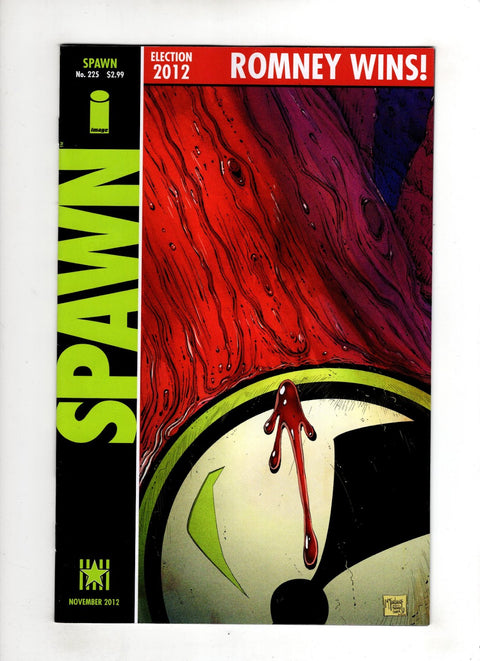 Spawn #225 (Cvr B) (2012) Todd McFarlane Romney Variant B Todd McFarlane Romney Variant Buy & Sell Comics Online Comic Shop Toronto Canada