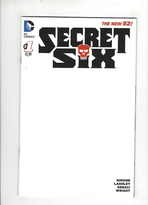 Secret Six, Vol. 4 #1 (Cvr C) (2014) Blank Variant C Blank Variant Buy & Sell Comics Online Comic Shop Toronto Canada