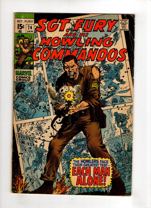 Sgt. Fury and His Howling Commandos #74 (1970) Buy & Sell Comics Online Comic Shop Toronto Canada