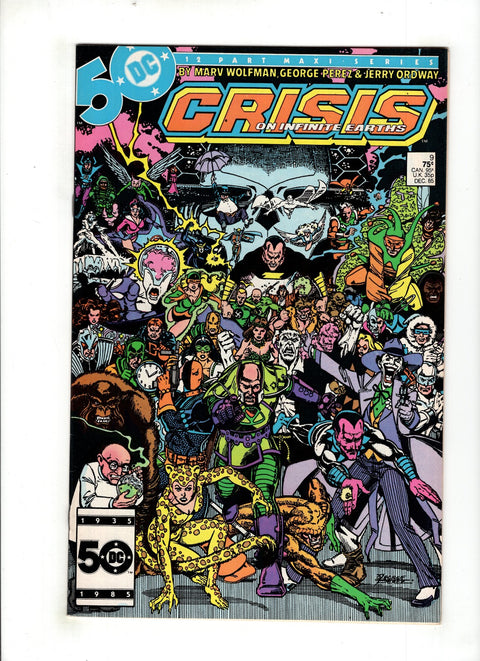 Crisis On Infinite Earths #9 (Cvr A) (1985) A Buy & Sell Comics Online Comic Shop Toronto Canada