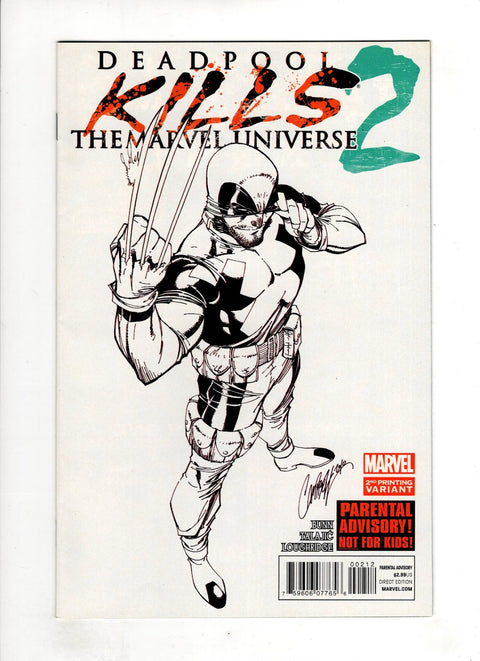 Deadpool Kills the Marvel Universe #2 (2012) 2nd Printing J. Scott Campbell 2nd Printing J. Scott Campbell Buy & Sell Comics Online Comic Shop Toronto Canada