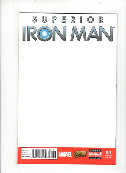 Superior Iron Man #1 (Cvr G) (2014) Blank Variant G Blank Variant Buy & Sell Comics Online Comic Shop Toronto Canada