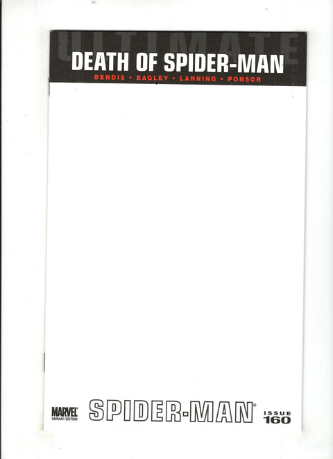Ultimate Comics Spider-Man, Vol. 1 #160 (Cvr D) (2011) Blank Variant D Blank Variant Buy & Sell Comics Online Comic Shop Toronto Canada