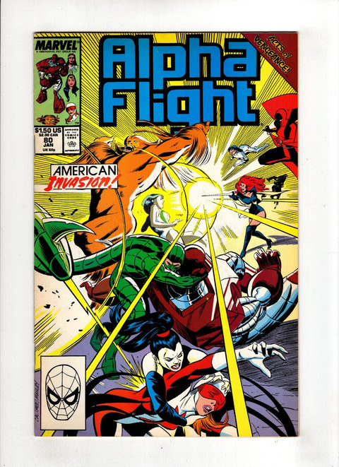 Alpha Flight, Vol. 1 #80 (1989) Buy & Sell Comics Online Comic Shop Toronto Canada