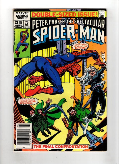 The Spectacular Spider-Man, Vol. 1 #75 (1983) Newsstand Edition Newsstand Edition Buy & Sell Comics Online Comic Shop Toronto Canada