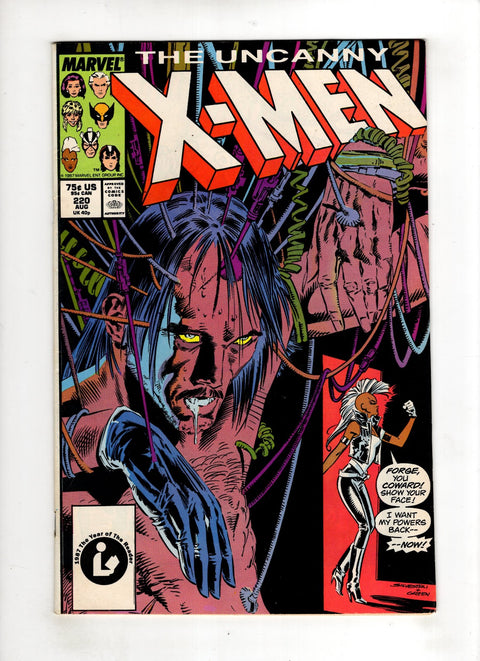 Uncanny X-Men, Vol. 1 #220 (1987) Buy & Sell Comics Online Comic Shop Toronto Canada
