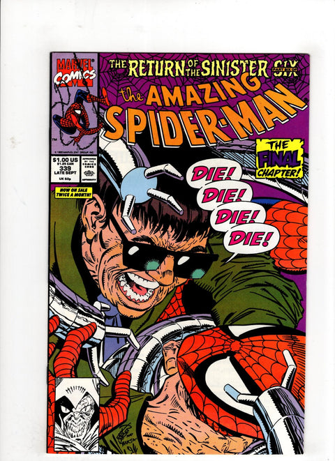 The Amazing Spider-Man, Vol. 1 #339 (1990) Buy & Sell Comics Online Comic Shop Toronto Canada