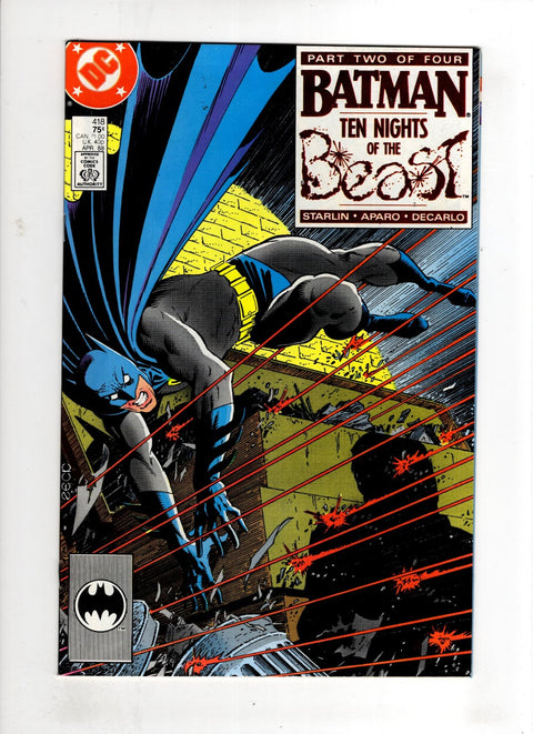 Batman, Vol. 1 #418 (Cvr A) (1987) A Buy & Sell Comics Online Comic Shop Toronto Canada