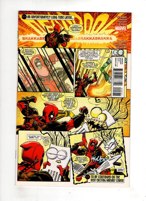 Deadpool, Vol. 5 #5 (Cvr B) (2016) Scott Koblish Secret Comic Variant B Scott Koblish Secret Comic Variant Buy & Sell Comics Online Comic Shop Toronto Canada