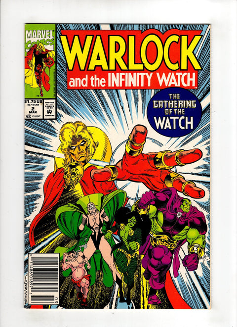 Warlock and the Infinity Watch #2 (1992) Newsstand Edition Newsstand Edition Buy & Sell Comics Online Comic Shop Toronto Canada