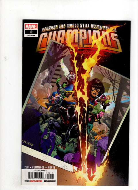 Champions, Vol. 3 (Marvel) #2 (Cvr A) (2019) Kim Jacinto A Kim Jacinto Buy & Sell Comics Online Comic Shop Toronto Canada