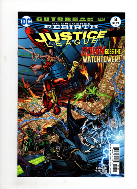 Justice League, Vol. 2 #8 (Cvr A) (2016) Fernando Pasarin & Matt Ryan A Fernando Pasarin & Matt Ryan Buy & Sell Comics Online Comic Shop Toronto Canada