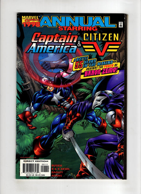Captain America, Vol. 1 Annual #1998 (1998) Buy & Sell Comics Online Comic Shop Toronto Canada