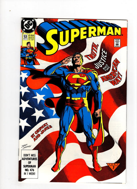 Superman, Vol. 2 #53 (1991) Buy & Sell Comics Online Comic Shop Toronto Canada