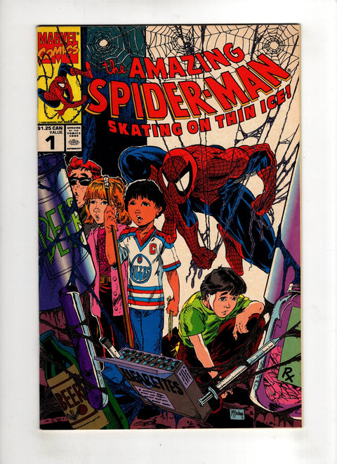 The Amazing Spider-Man: Skating on Thin Ice #1 (Cvr A) (1990) English Canadian Edition A English Canadian Edition Buy & Sell Comics Online Comic Shop Toronto Canada