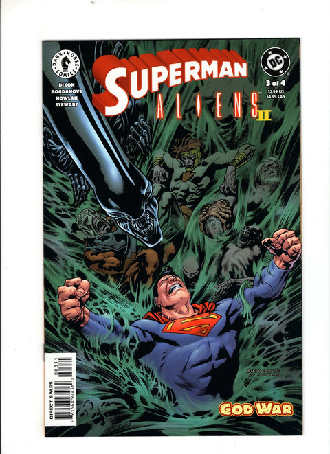 Superman / Aliens II: God War #3 (Cvr A) (2002) A Buy & Sell Comics Online Comic Shop Toronto Canada
