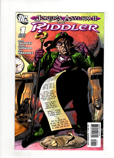 Joker's Asylum II: The Riddler #1 (2010) Buy & Sell Comics Online Comic Shop Toronto Canada