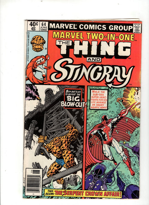 Marvel Two-In-One, Vol. 1 #64 (1980) Newsstand Edition Newsstand Edition Buy & Sell Comics Online Comic Shop Toronto Canada