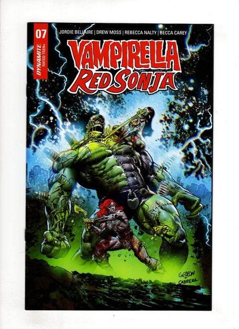 Vampirella / Red Sonja #7 (Cvr J) (2020) Incentive Juan Gedeon Zombie Variant J Incentive Juan Gedeon Zombie Variant Buy & Sell Comics Online Comic Shop Toronto Canada
