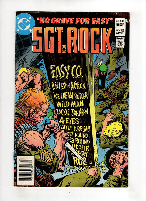 Sgt. Rock, Vol. 1 #363 (1982) Newsstand Edition Newsstand Edition Buy & Sell Comics Online Comic Shop Toronto Canada