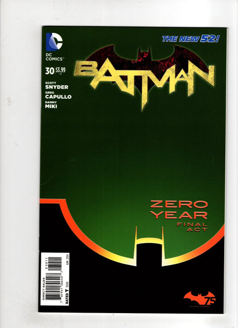 Batman, Vol. 2 #30 (Cvr A) (2014) Greg Capullo Embossed Cardstock A Greg Capullo Embossed Cardstock Buy & Sell Comics Online Comic Shop Toronto Canada
